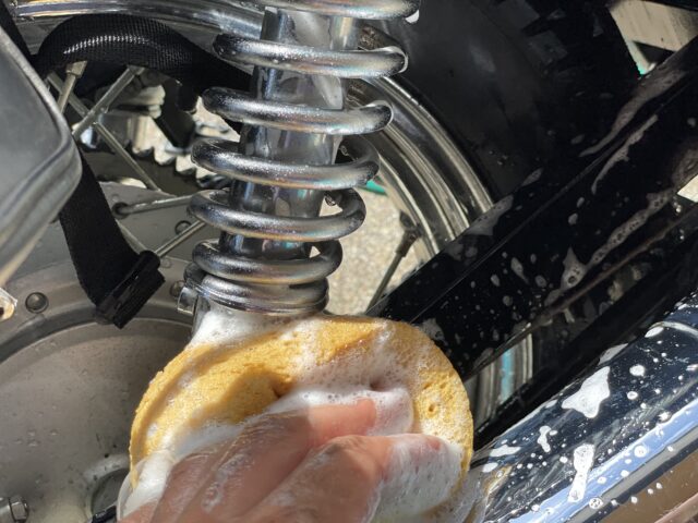 バイク洗車 (25)