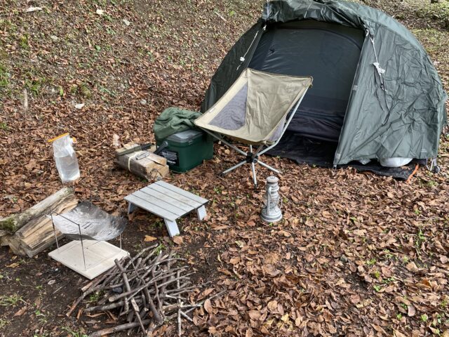 BUNDOK バンドック SOLO DOME ソロドーム カーキ - テント・タープ